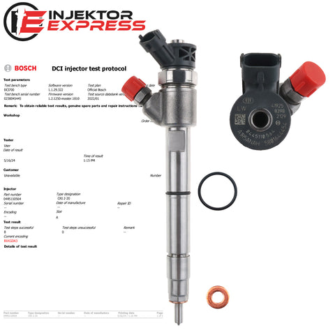 0445110564 Bosch Einspritzdüse Injektor Iveco Daily 35C21 - 42S21 Bus 5801644454