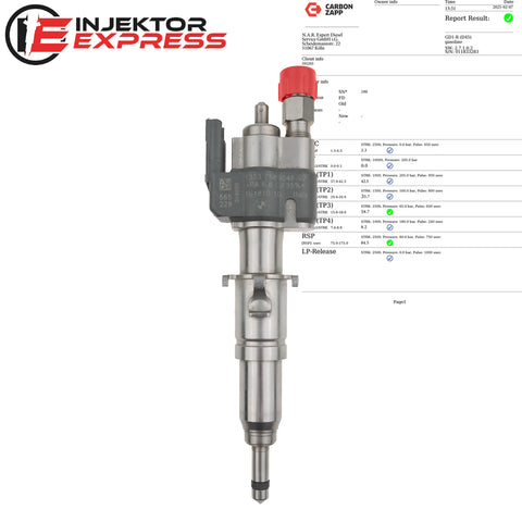 13537589048-02 Injection nozzle VDO petrol injector BMW E81 E90 E61 E63 E61 E91 E60 520 i