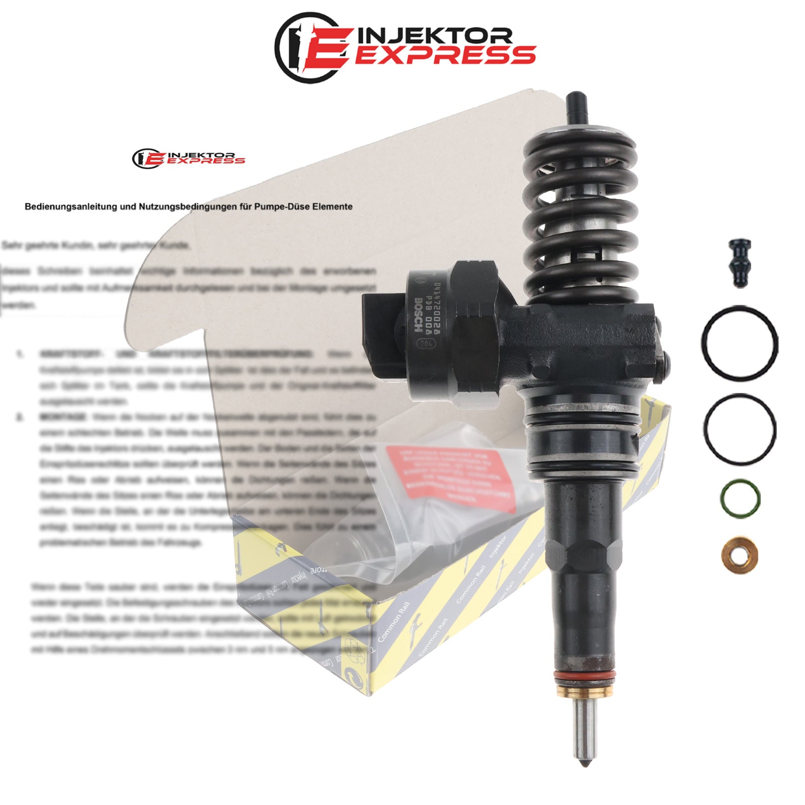 0414720028 Pumpe Dse Einheit PDE Seat Audi VW Bora I 1.9 TDI 03813007 InjektorExpress 0414720028 Pumpe Dse Einheit PDE Seat Audi VW Bora I 1.9 TDI 03813007 InjektorExpress