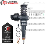 0414720229 Bosch Pumpe Düse Einheit PDE Audı A4 Seat Alhambra Skoda Superb VW Sharan 2.0 TDI 038130073BJ