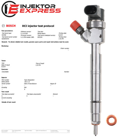 0445110070 Bosch Einspritzdüse Injektor Mercedes-Benz 208 CDI 211 CDI 311 CDI A6110700887