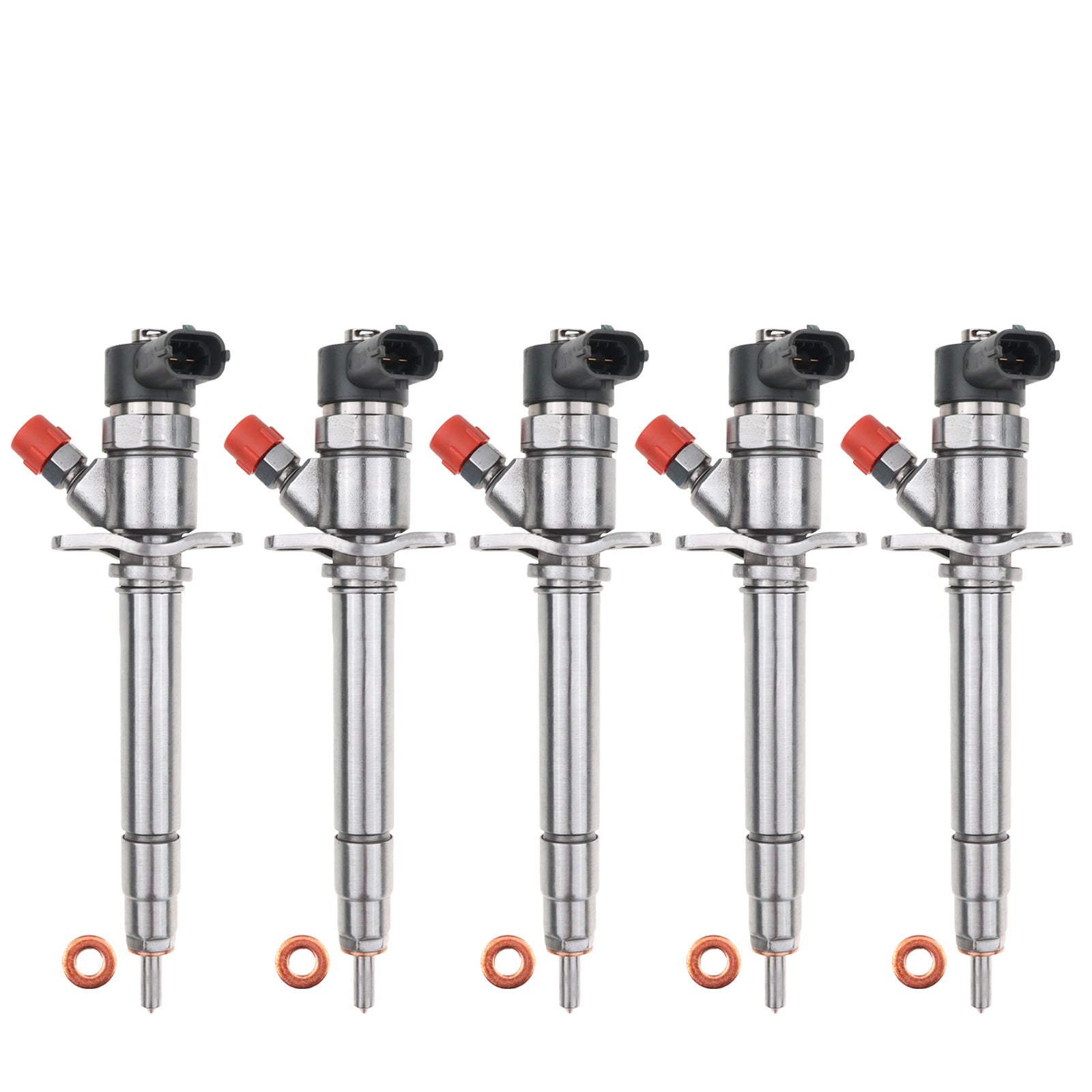 Denso Remanufactured Fuel Injector Set – For Volvo V70 2.4 L5 (2001-2007, 5-Piece Set, Lifetime Warranty)