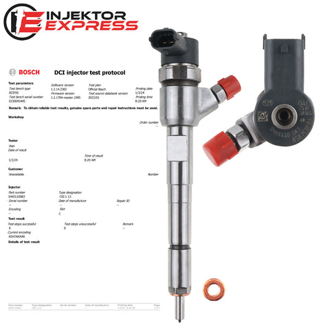 0445110083 Bosch Einspritzdüse Injektor Lancia Opel Fiat Doblo Panda 1.3 JTD 55184536