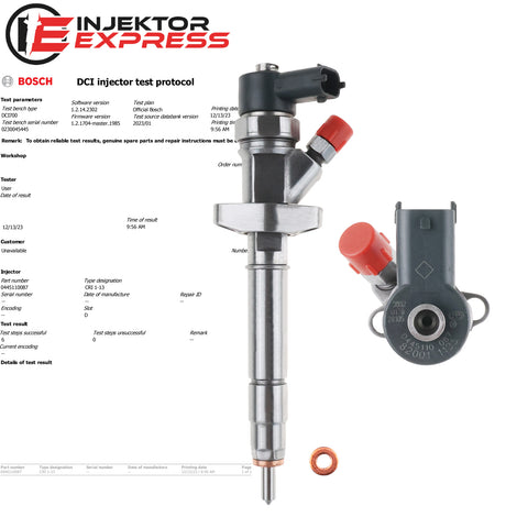 0445110087 Bosch Einspritzdüse Injektor Nissan Opel Renault Master II 2.5 dCi 8200101135