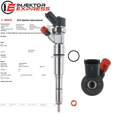 0445110130 Bosch Einspritzdüse Injektor Land Rover Freelander 2.0 Td4 13537789573
