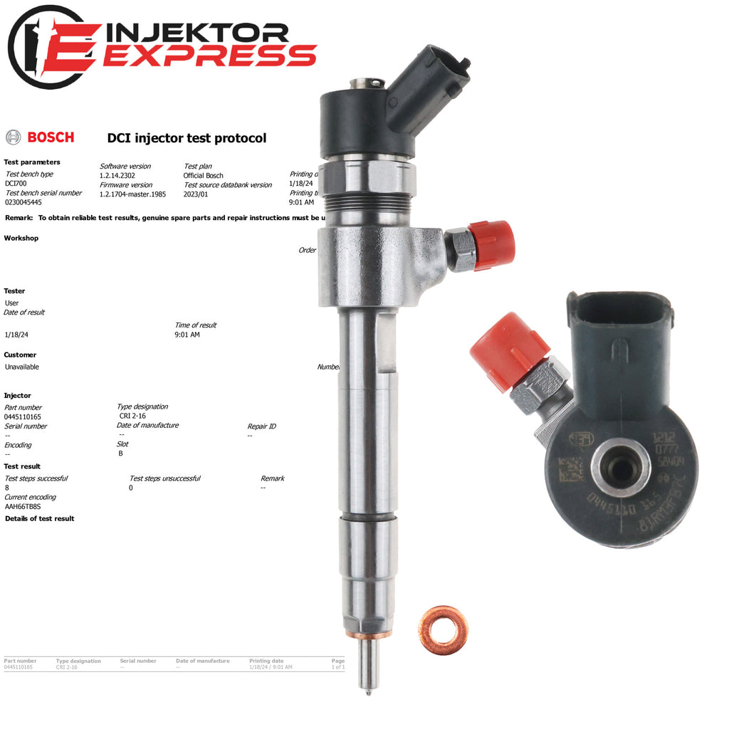 0445110165 Einspritzdüse Injektor Opel Astra Vectra Zafira 1.9