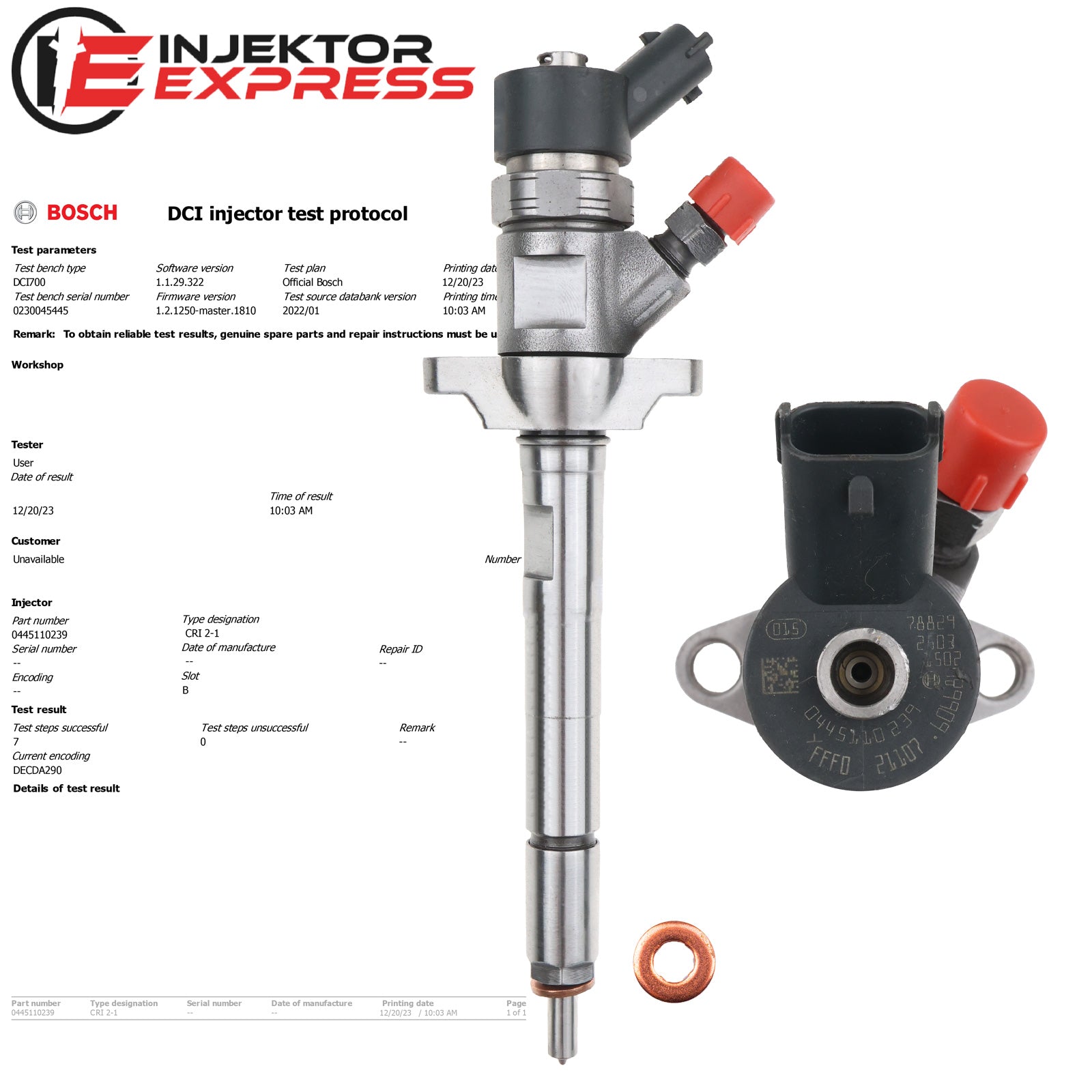 RICAMBI USATI, 4 Iniettori Ford Focus 1.6 Tdci, Codice - Foto 10