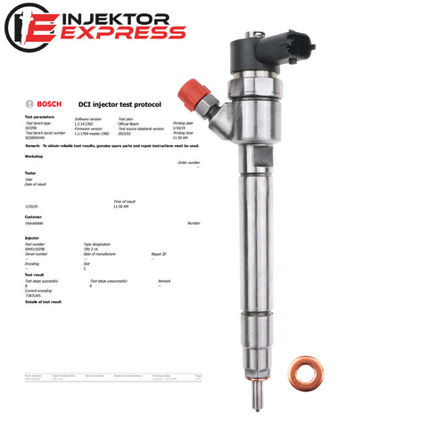 0445110298 Bosch Einspritzdüse Injektor Volvo C70 S80 XC60 2.4 D 30777526