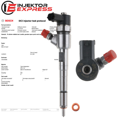 0445110326 Bosch Injector Nozzle Chevrolet Opel Astra 1.3 CDTI 0986435200