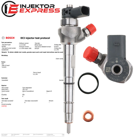 0445110471 Bosch Einspritzdüse Injektor Audi A3 A4 A5 2.0 TDI 04L130277AE