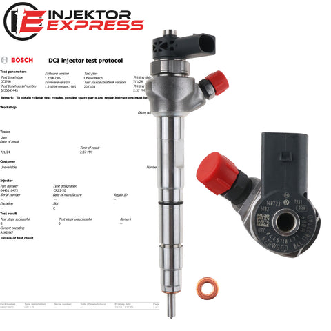0445110473 Bosch Einspritzdüse Injektor Audi Seat Skoda VW Golf Passat Tiguan 1.6 TDI 04L130277AD