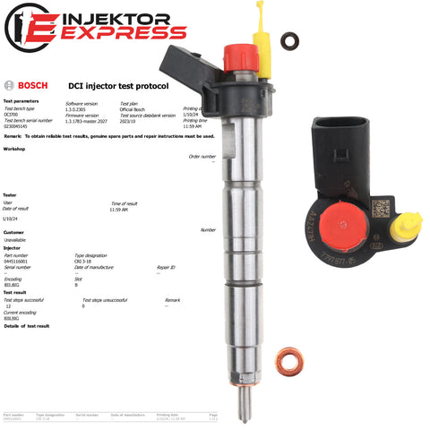 0445116001 Bosch Einspritzdüse Injektor BMW E81 120d E90 325d E60 520d 13537797877